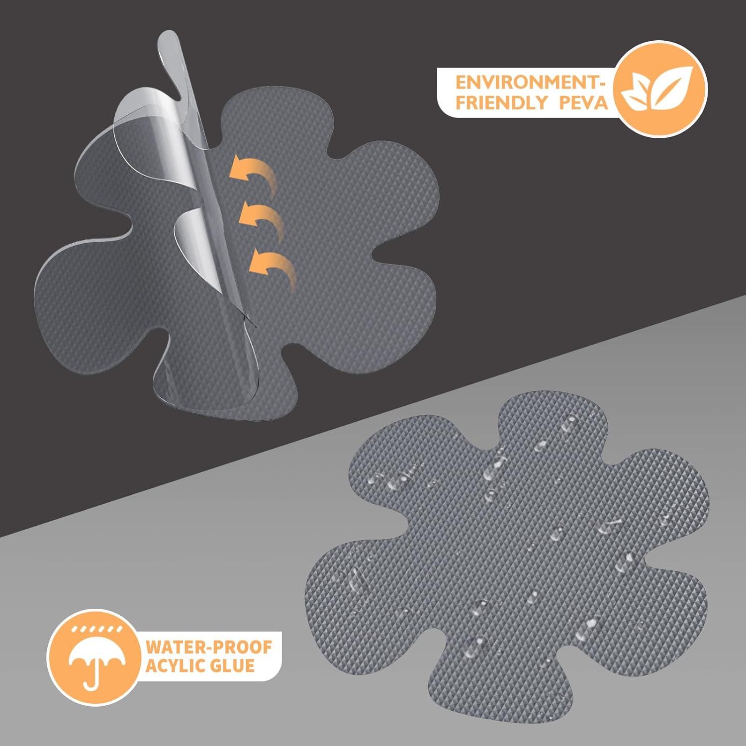 Pegatinas Antideslizantes Nodirz 24 PCS Seguridad Baño