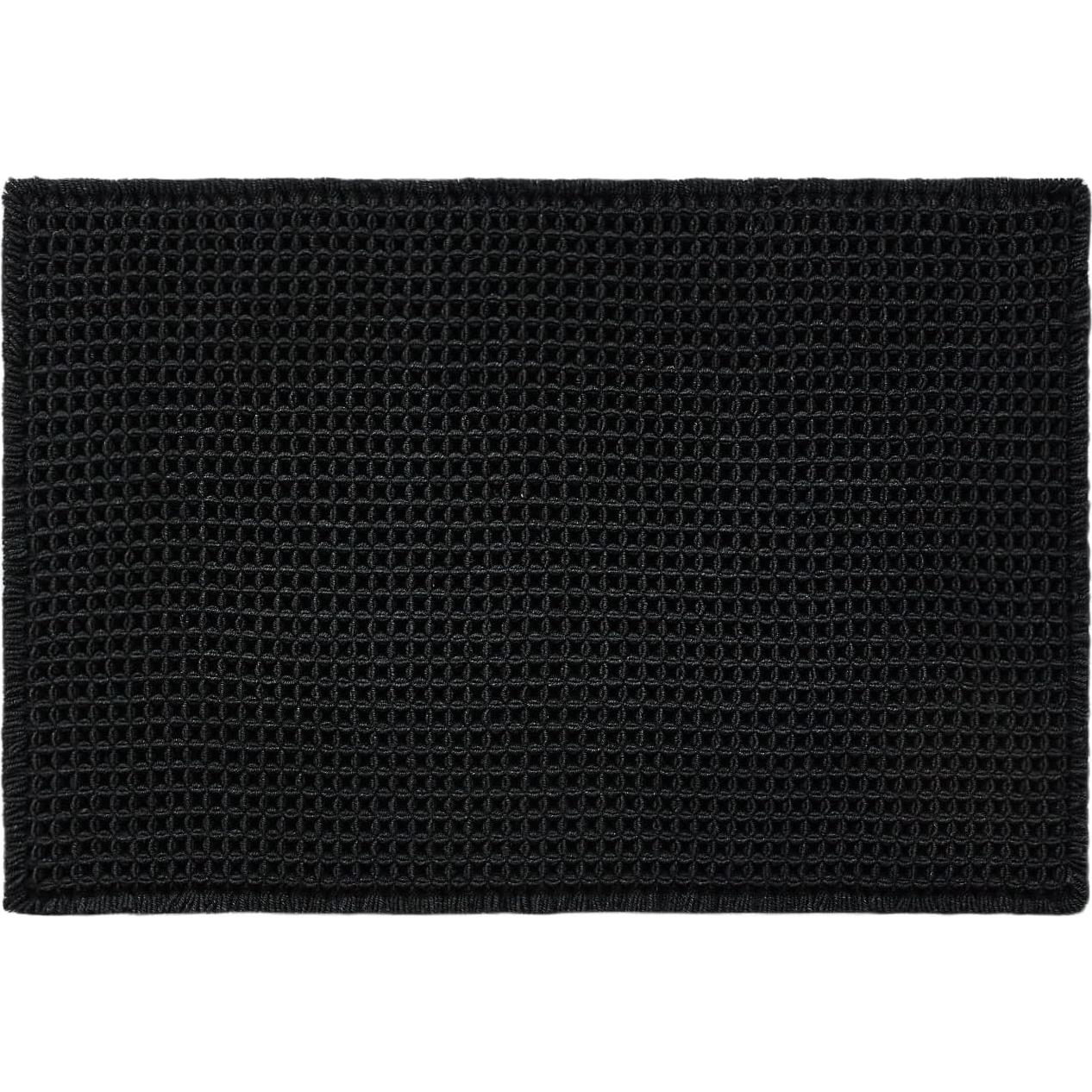 Alfombra de baño antideslizante TYUU negra 61x41 cm