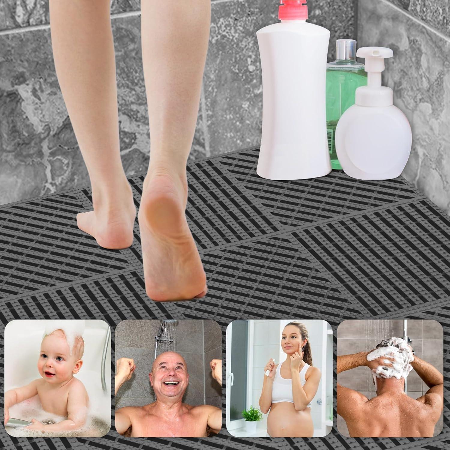 Alfombrillas Antifatiga Interconectables ToLanbbt 12P Gris Oscuro