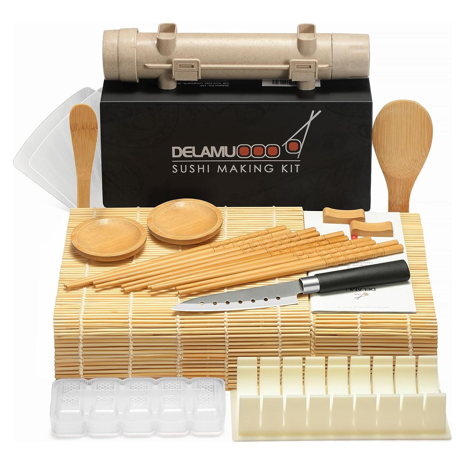 Kit de Sushi Delamu 20 en 1 con Accesorios Premium