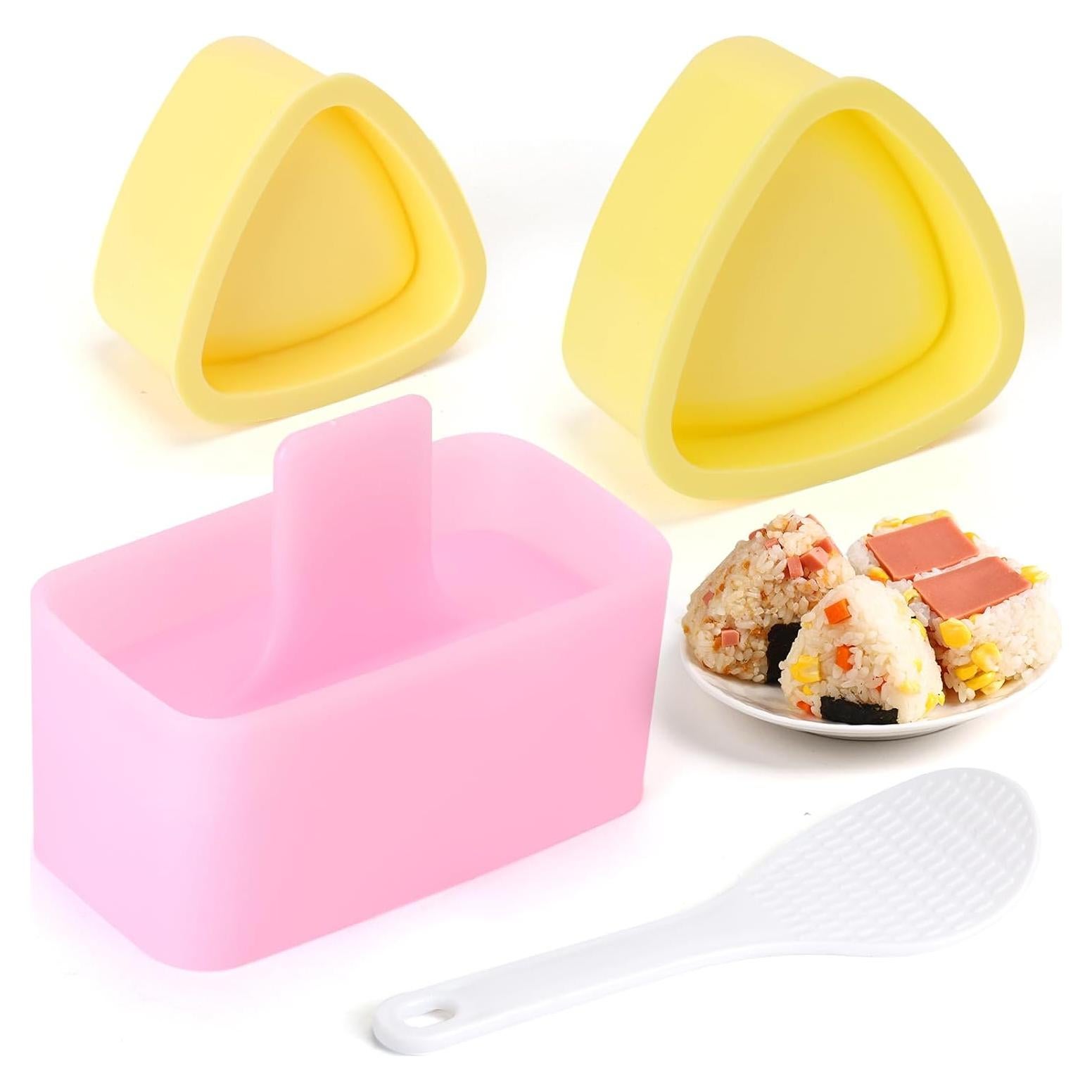 Kit de Molde para Sushi Onigiri Serqd - 3 Moldes y Cuchara