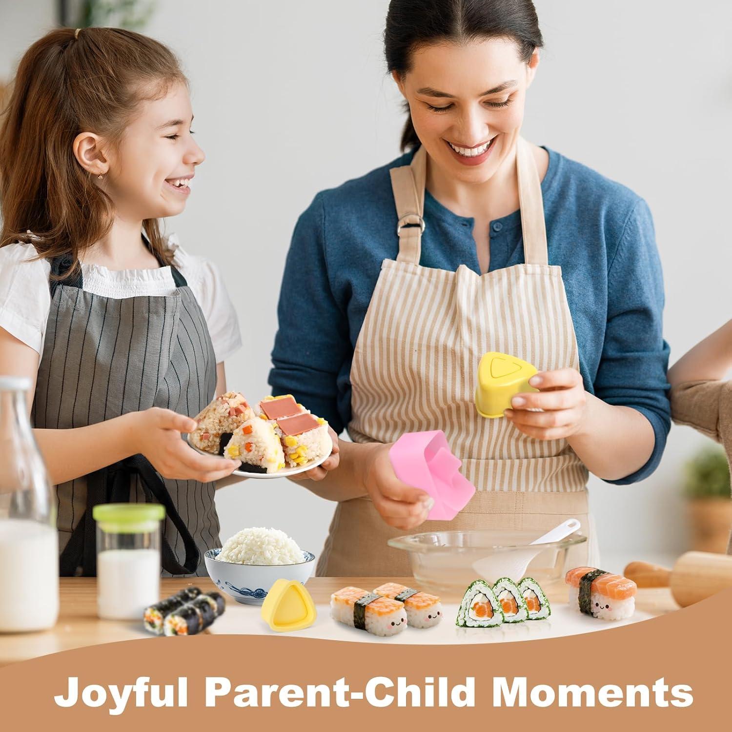 Kit de Molde para Sushi Onigiri Serqd - 3 Moldes y Cuchara