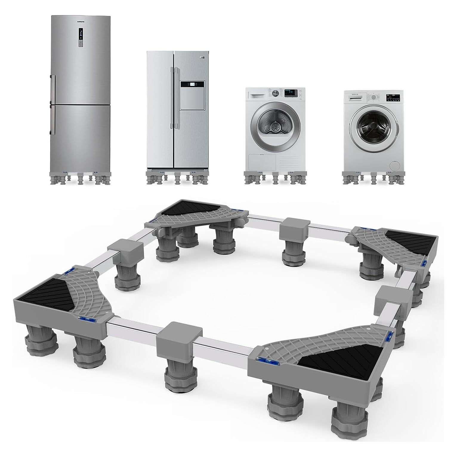 Soporte para Lavadora y Secadora Kiss Core Ajustable 73,66 cm