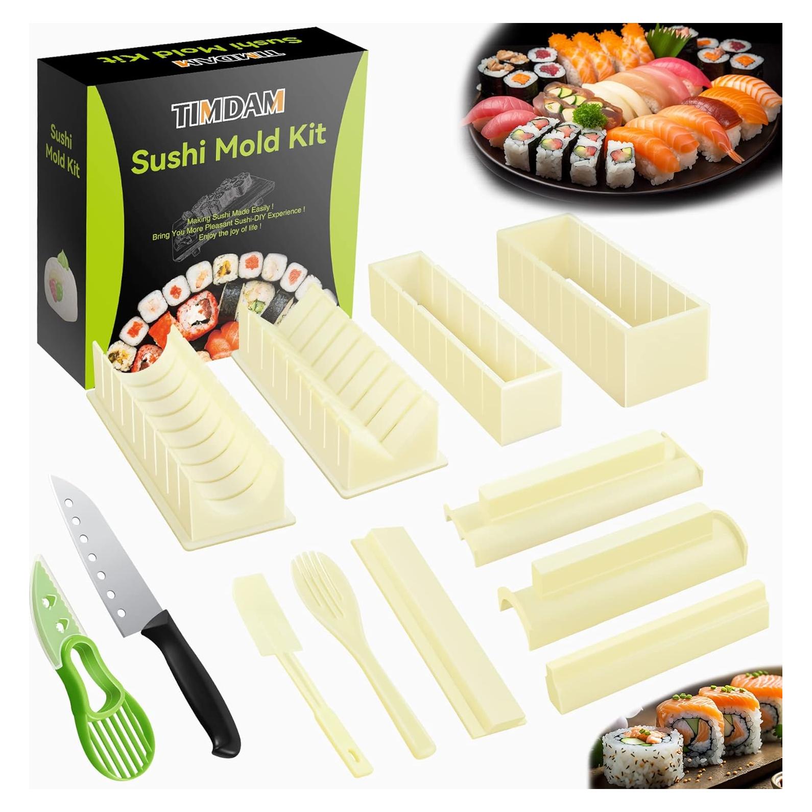 Kit de Hacer Sushi 12 Piezas TIMDAM Accesorios de Cocina
