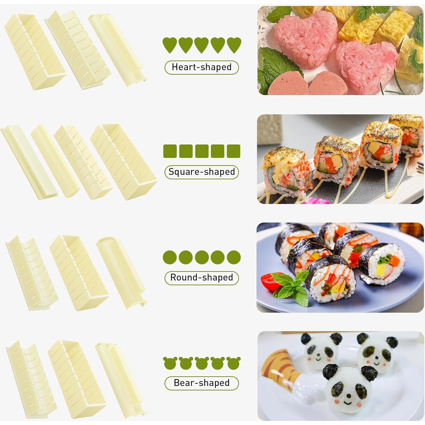 Kit de Hacer Sushi 12 Piezas TIMDAM Accesorios de Cocina
