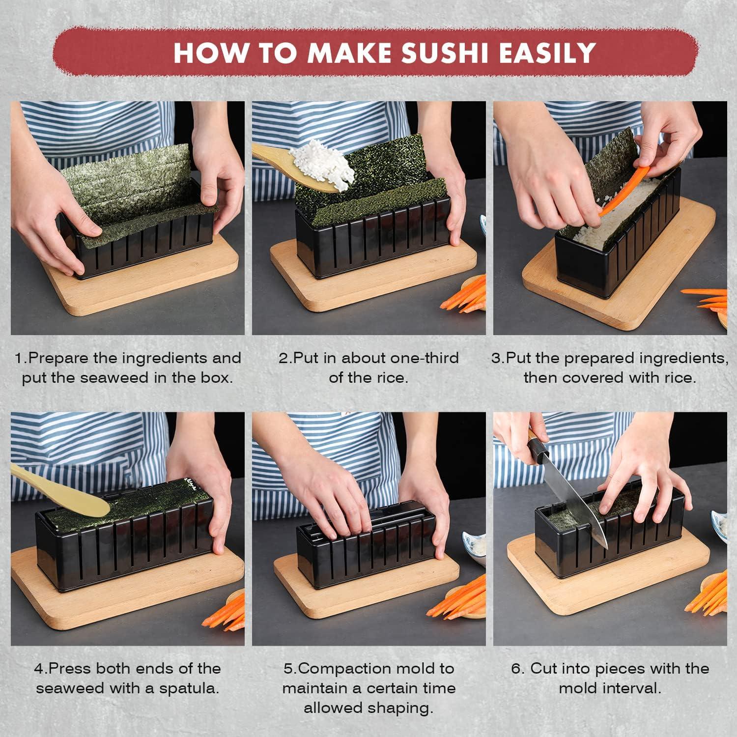 Kit de Hacer Sushi 21 Pcs MLRYH - Herramientas para Principiantes