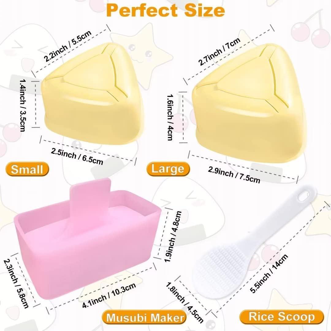 Kit de 3 Moldes de Onigiri TAORISH - Sushi en Casa