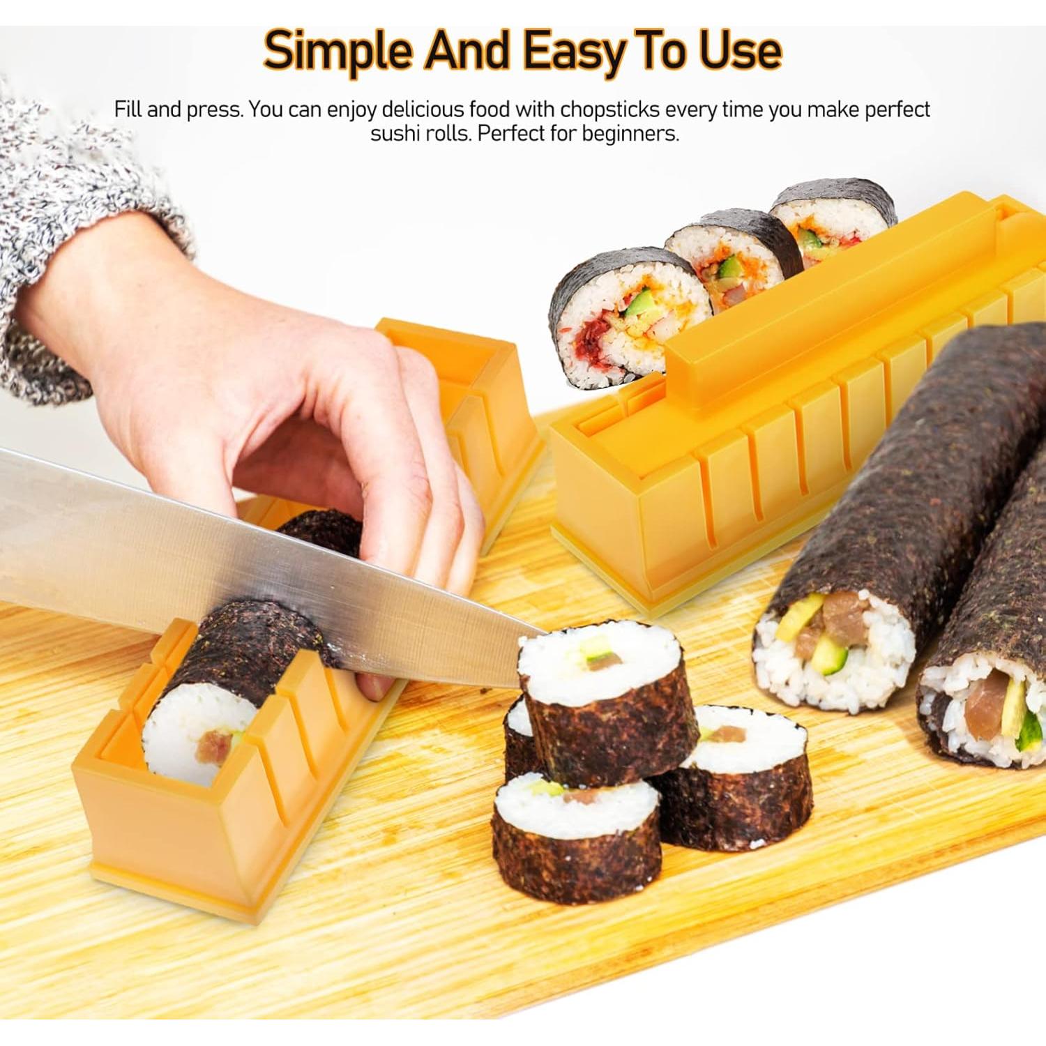 Kit de Hacer Sushi Hemoton 4 Piezas con Palillos