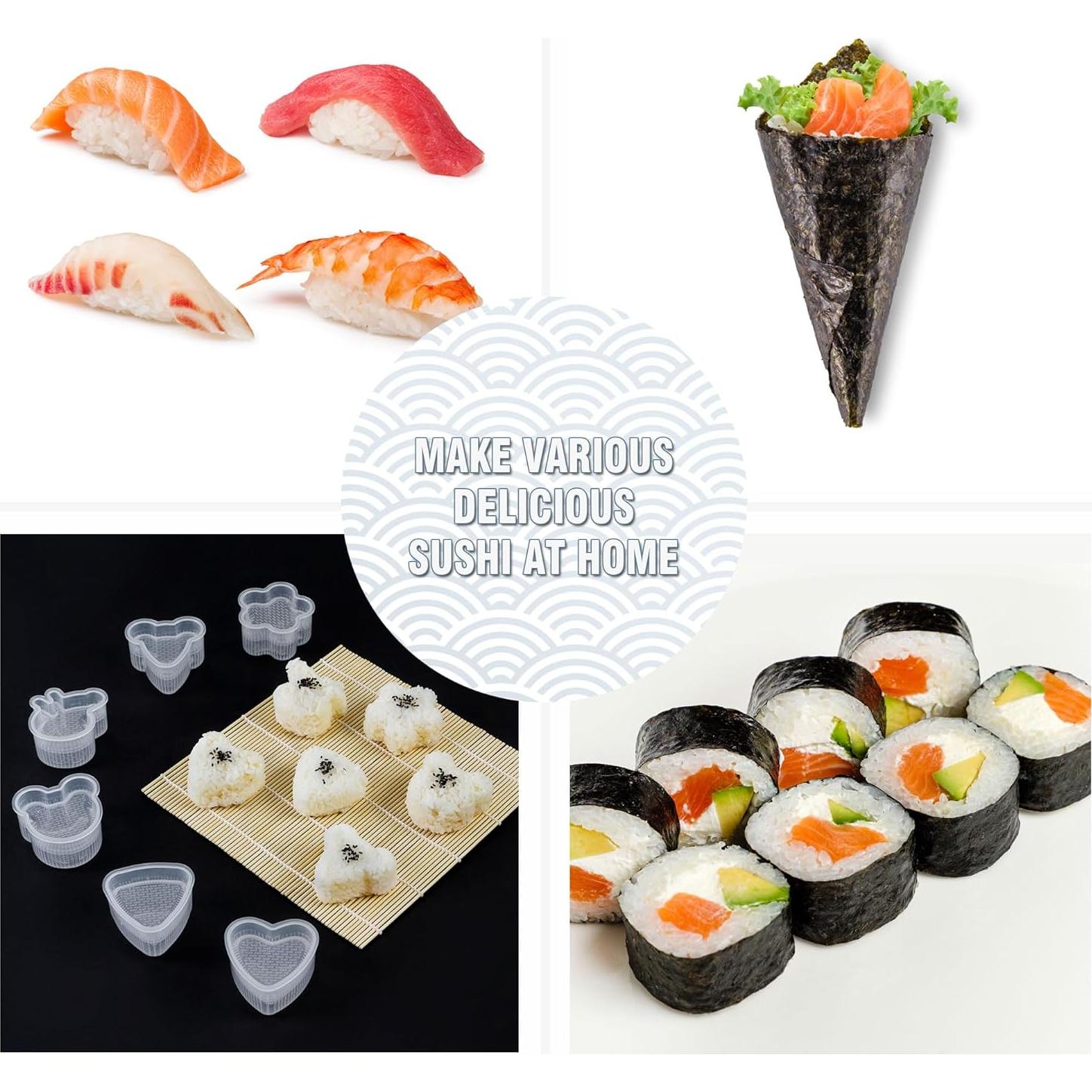 Kit de Hacer Sushi SUPJOYES 27 Piezas para Principiantes