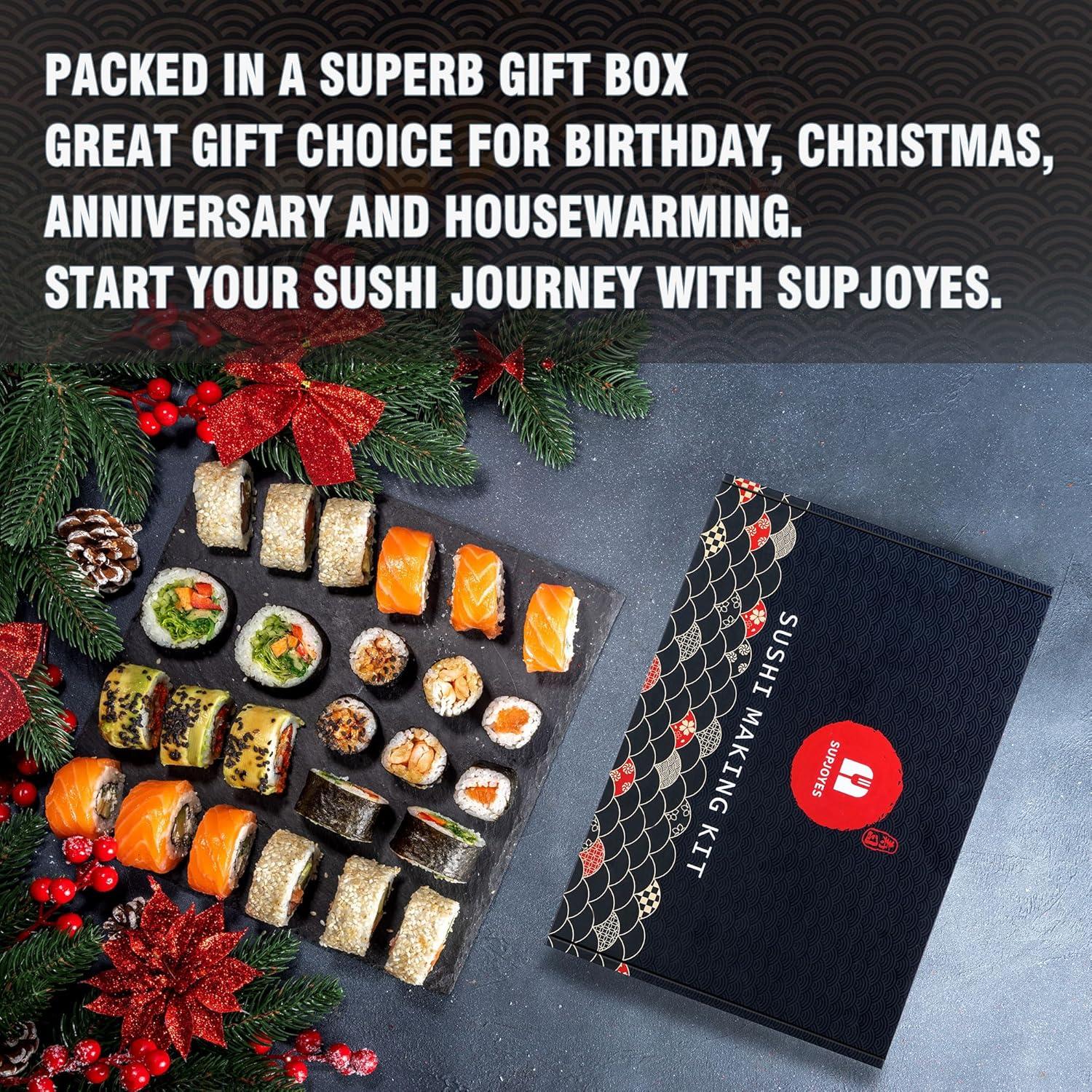 Kit de Hacer Sushi SUPJOYES 27 Piezas para Principiantes