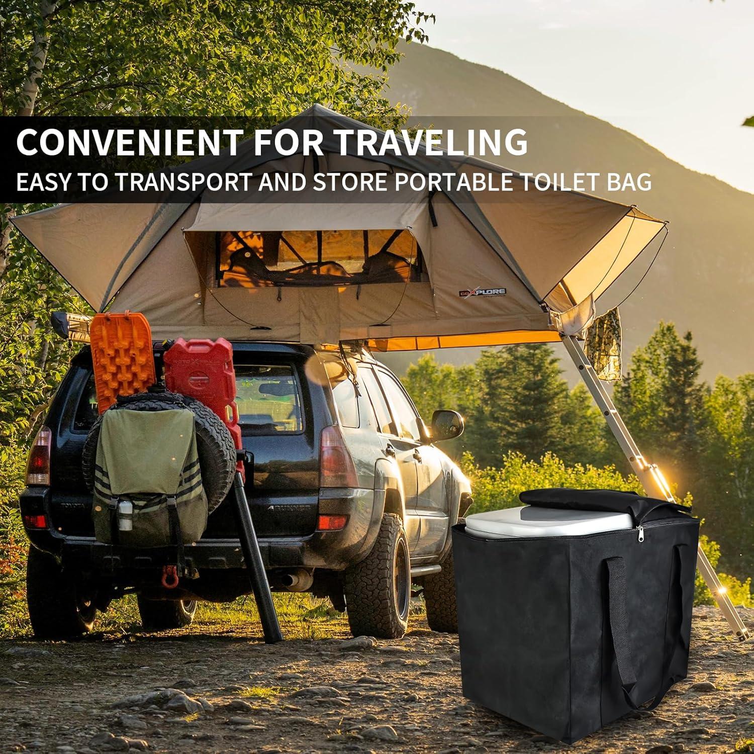 Bolsa de Inodoro Portátil Mupera 20.1L para Camping y RV