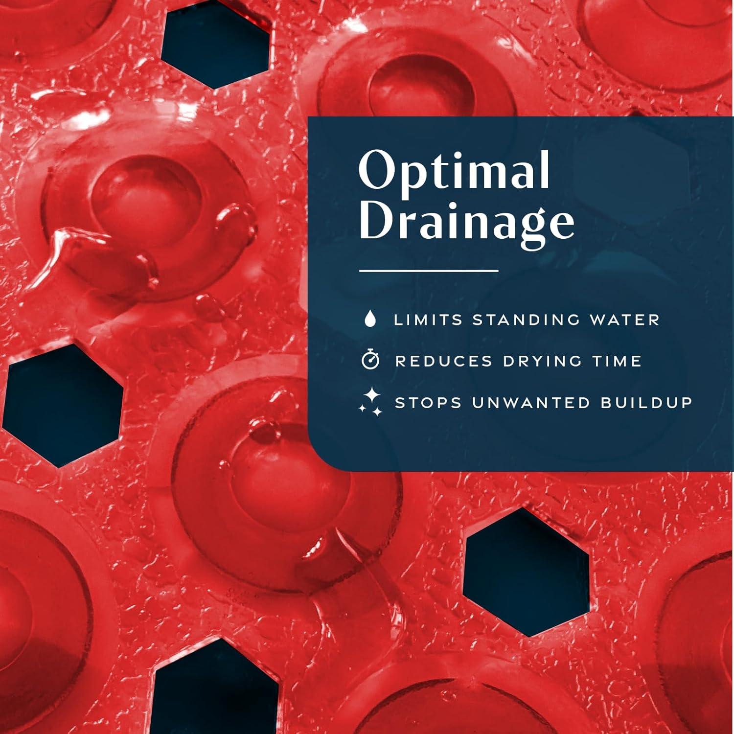 Tapete Antideslizante SlipX Solutions Power Grip 99x41cm Rojo