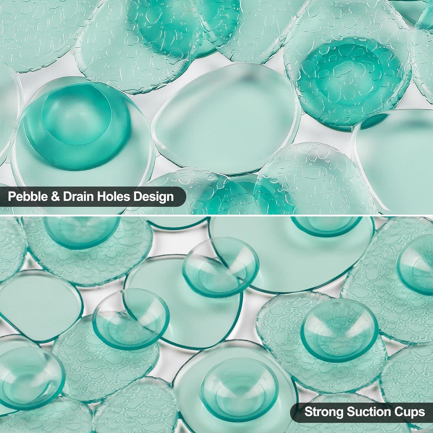 Alfombrilla de Baño Antideslizante Vannokor Verde 68x36 cm