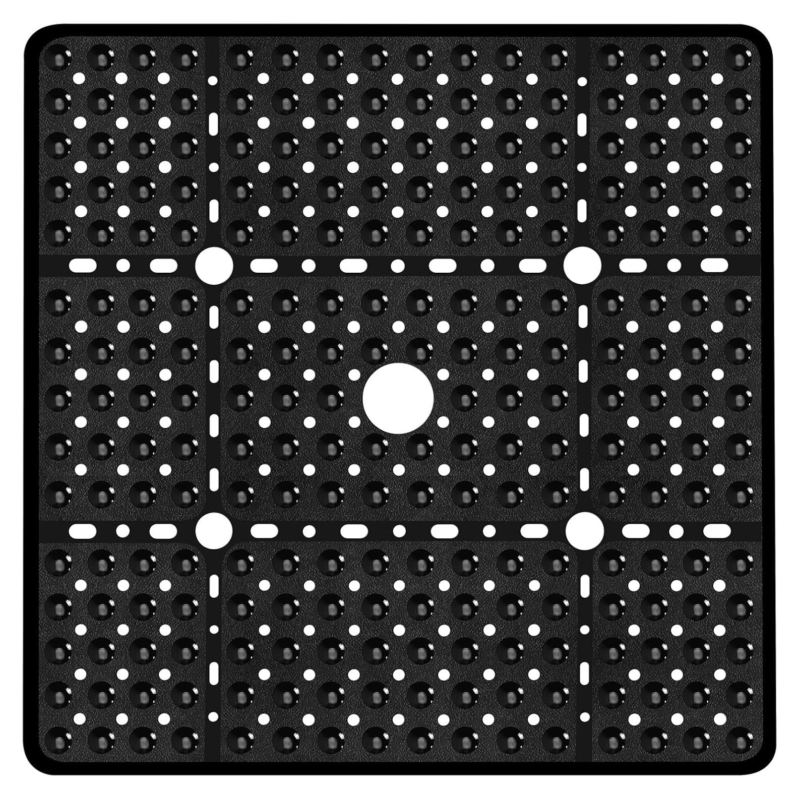 Alfombrilla de Ducha Antideslizante Naoloture 68.58x68.58cm Negra