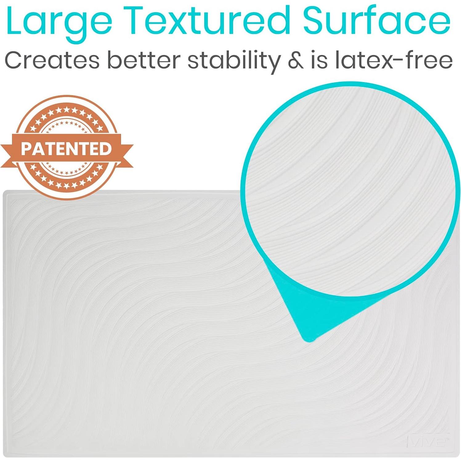 Alfombrilla de baño antideslizante Vive XL 71x40 cm con ventosas