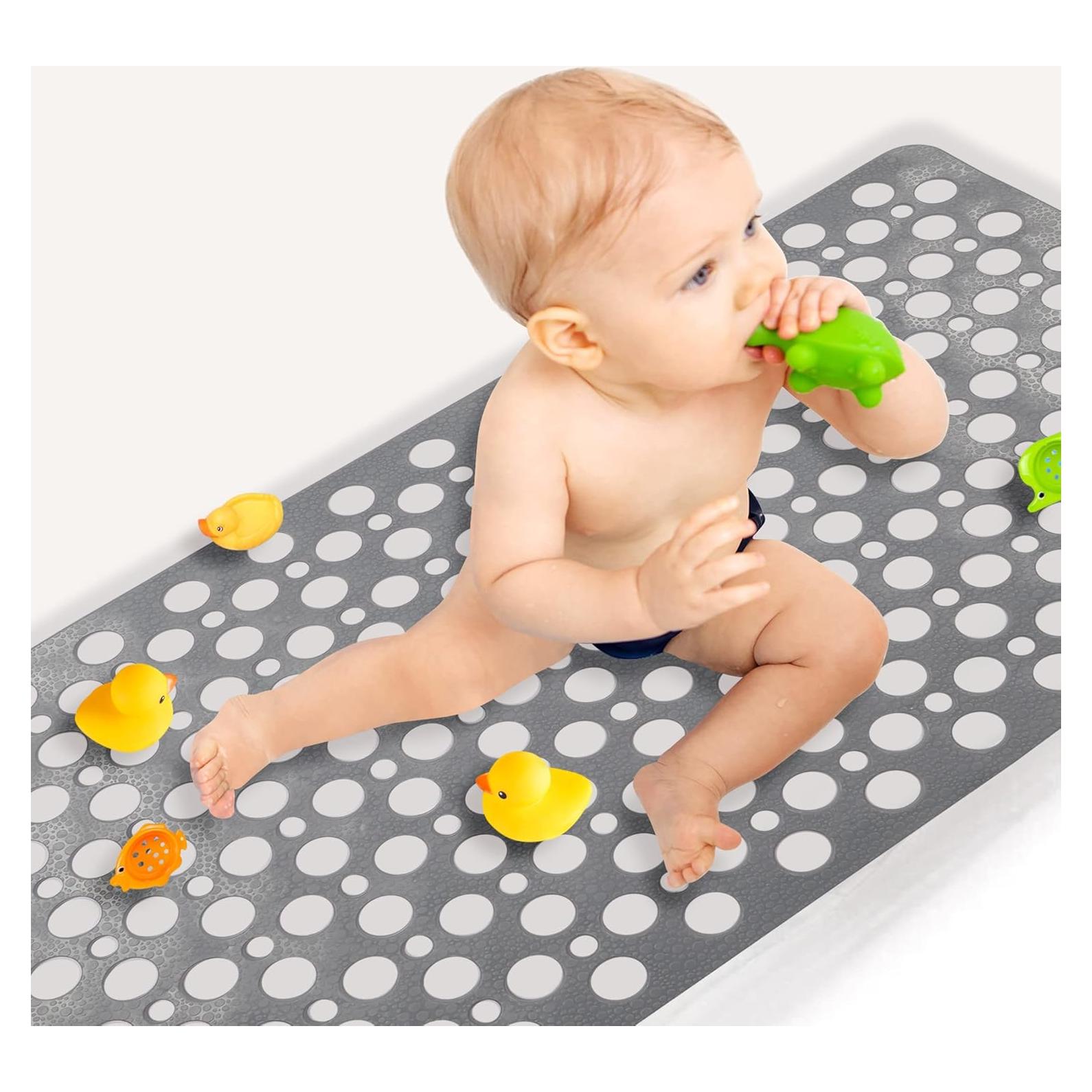 Alfombra de Baño Antideslizante Sheepping 76x43 cm Gris