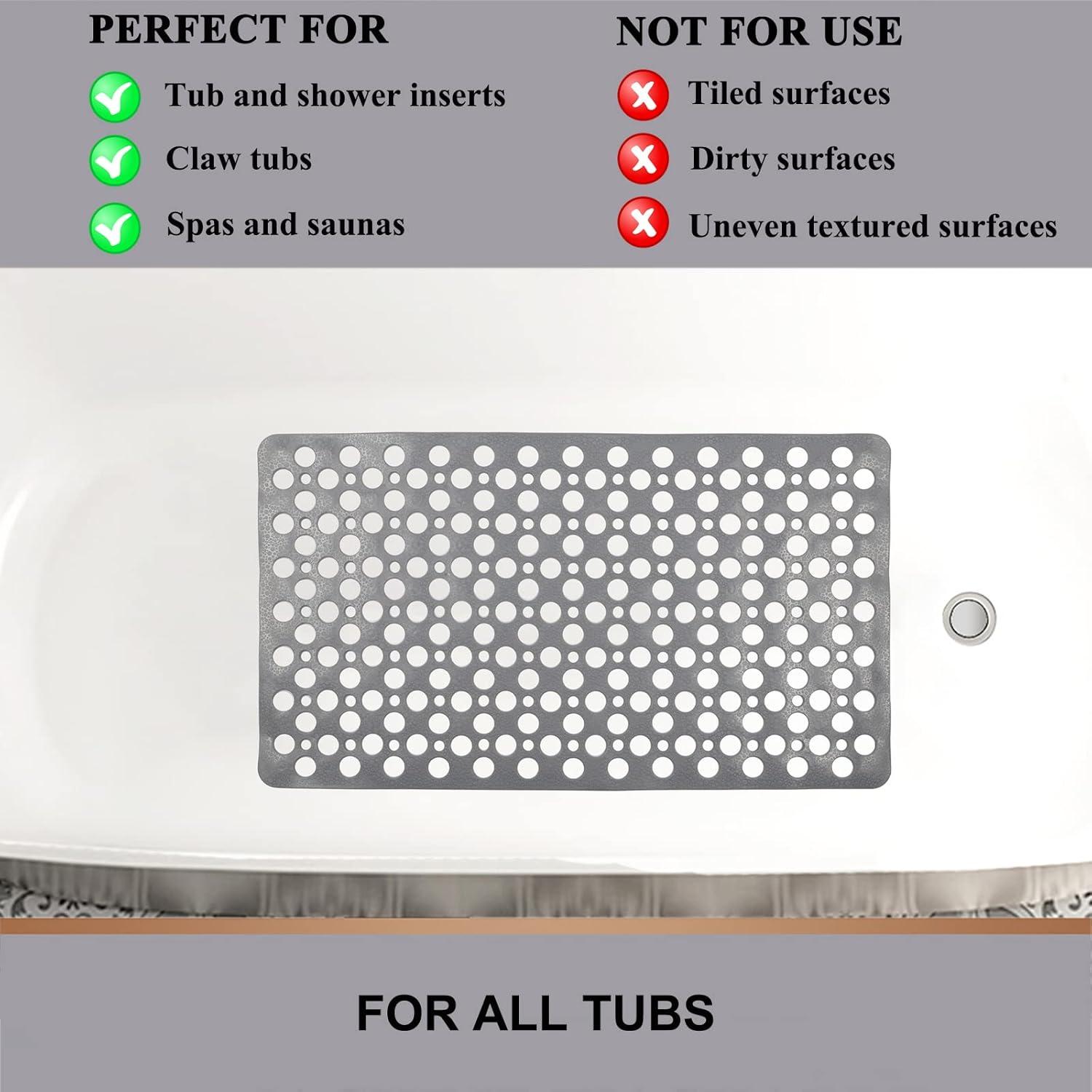 Alfombra de Baño Antideslizante Sheepping 76x43 cm Gris