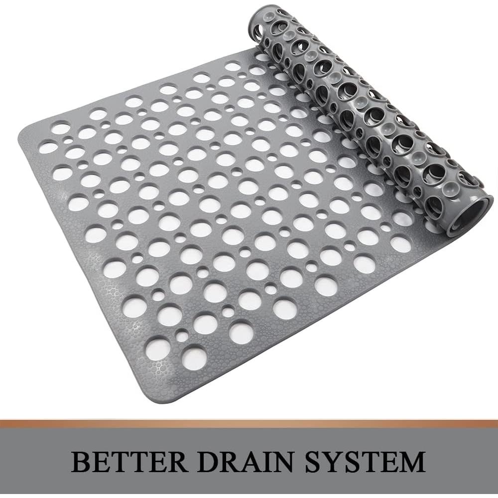 Alfombra de Baño Antideslizante Sheepping 76x43 cm Gris