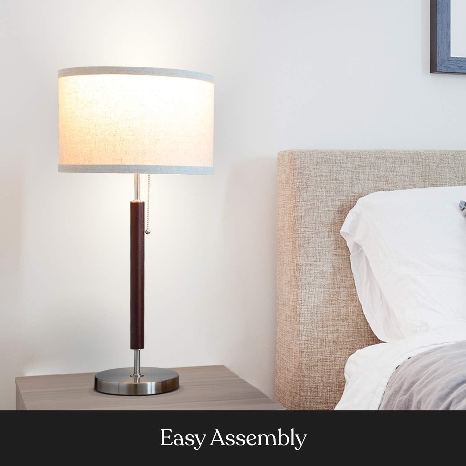 Lámpara de Mesa LED Brightech Carter - Diseño Moderno 30.5cm