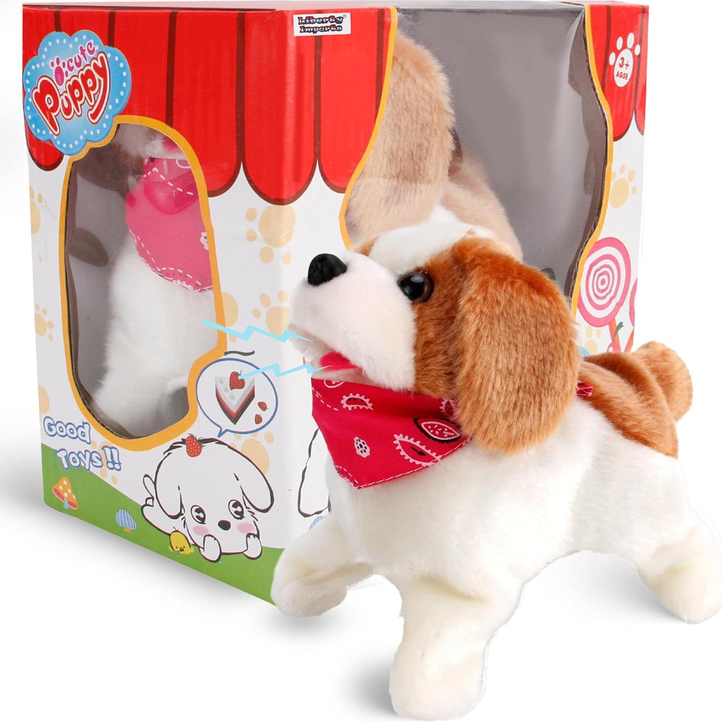 Perrito Mecánico Liberty Imports - Juguete Interactivo 17,78 cm