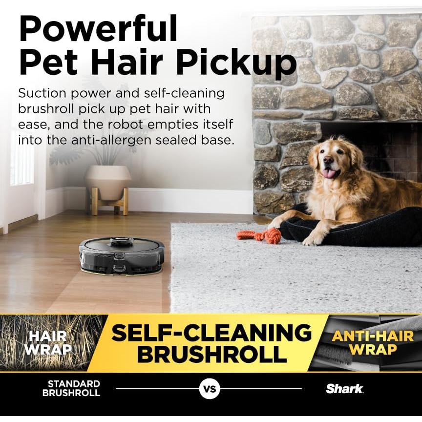 Aspiradora Robot Shark Matrix Plus 2 en 1 HEPA Autovaciable