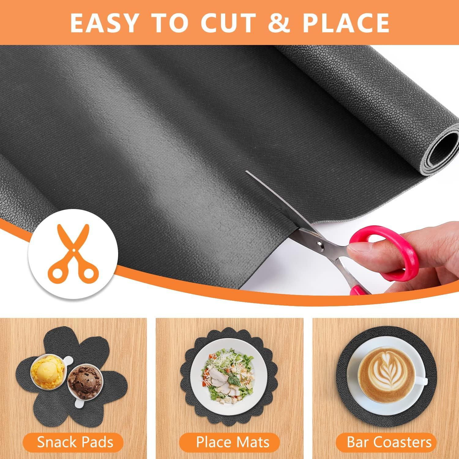 Forro de Estante WochiTV Antideslizante 30x150 cm Negro