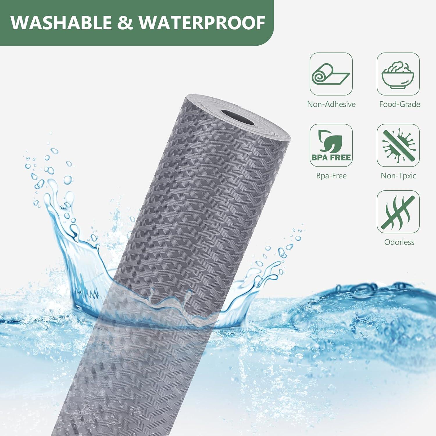 Forro de Estante Origuuds Gris 30x152 cm Antideslizante