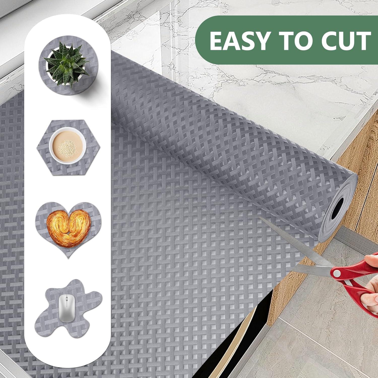 Forro de Estante Origuuds Gris 30x152 cm Antideslizante