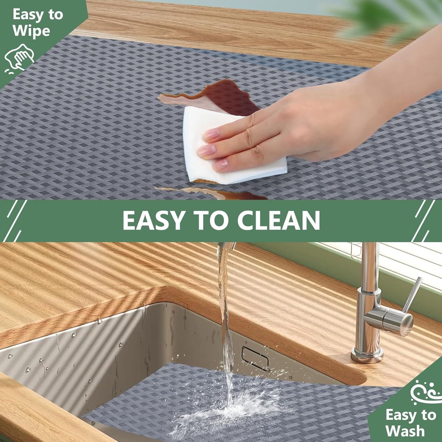 Forro de Estante Origuuds Gris 30x152 cm Antideslizante