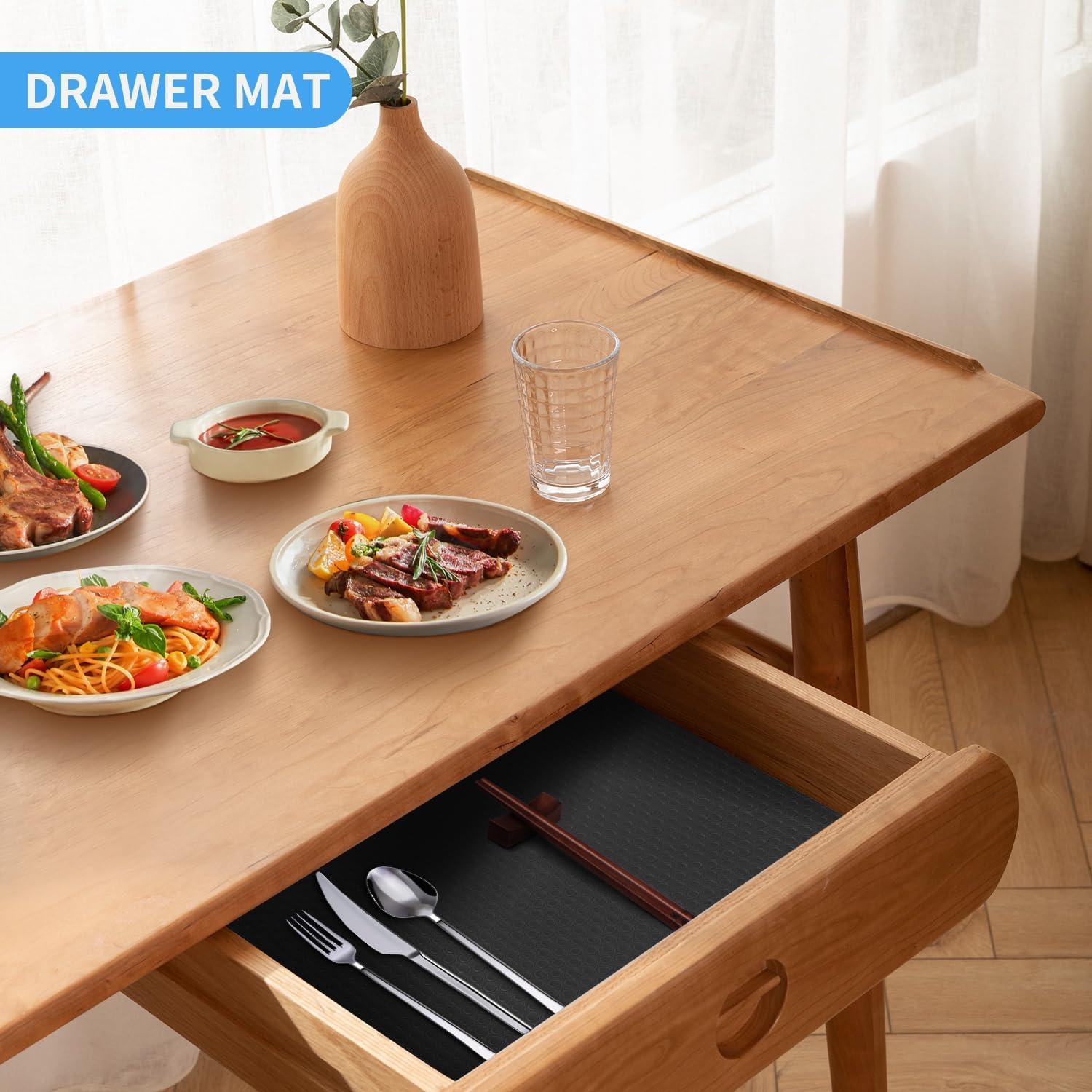 Forro de Estante Bloss Gris 44.96x149.86 cm Vinilo