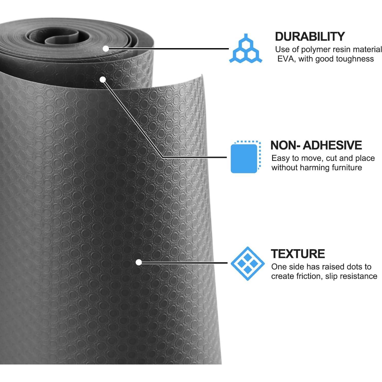 Forro de Estante Bloss Gris 44.96x149.86 cm Vinilo