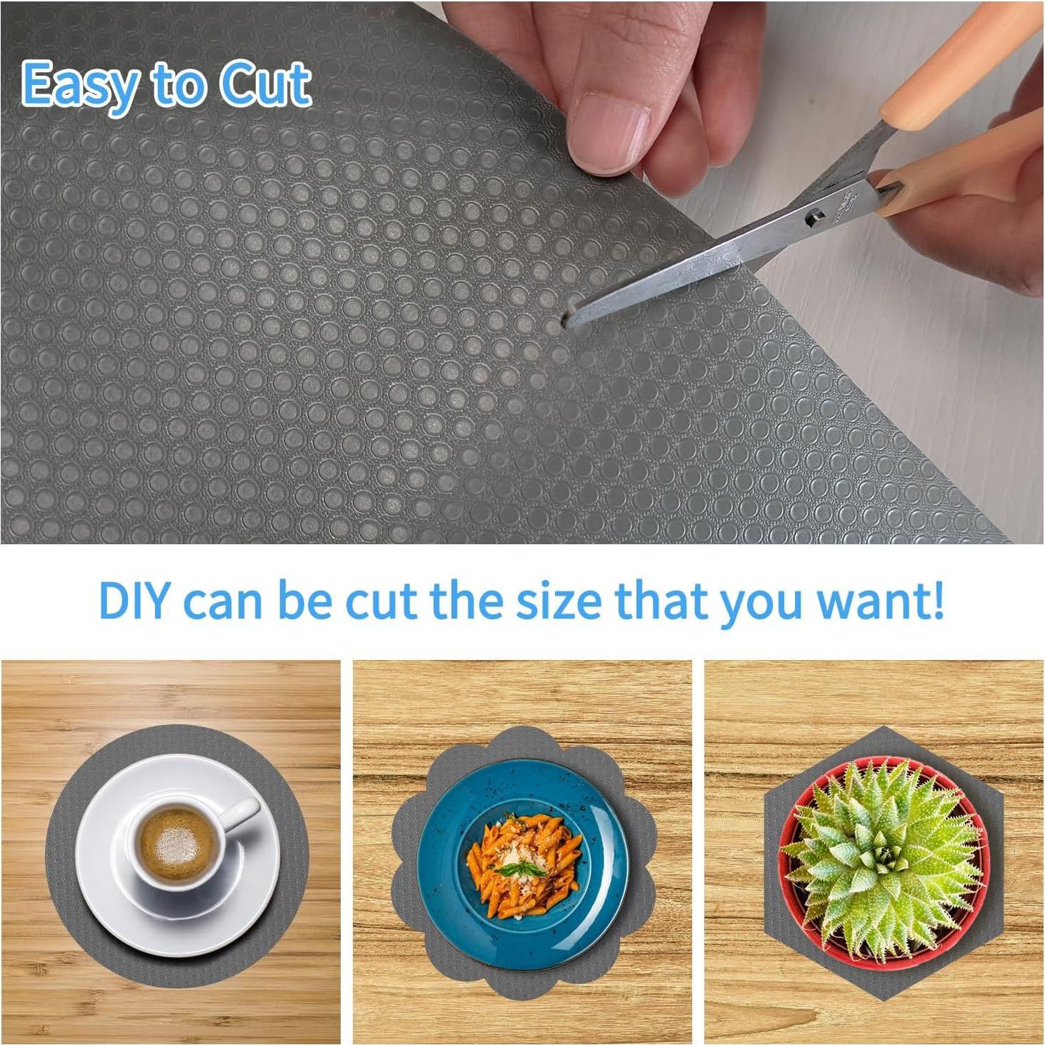 Forro de Estante Bloss Gris 44.96x149.86 cm Vinilo