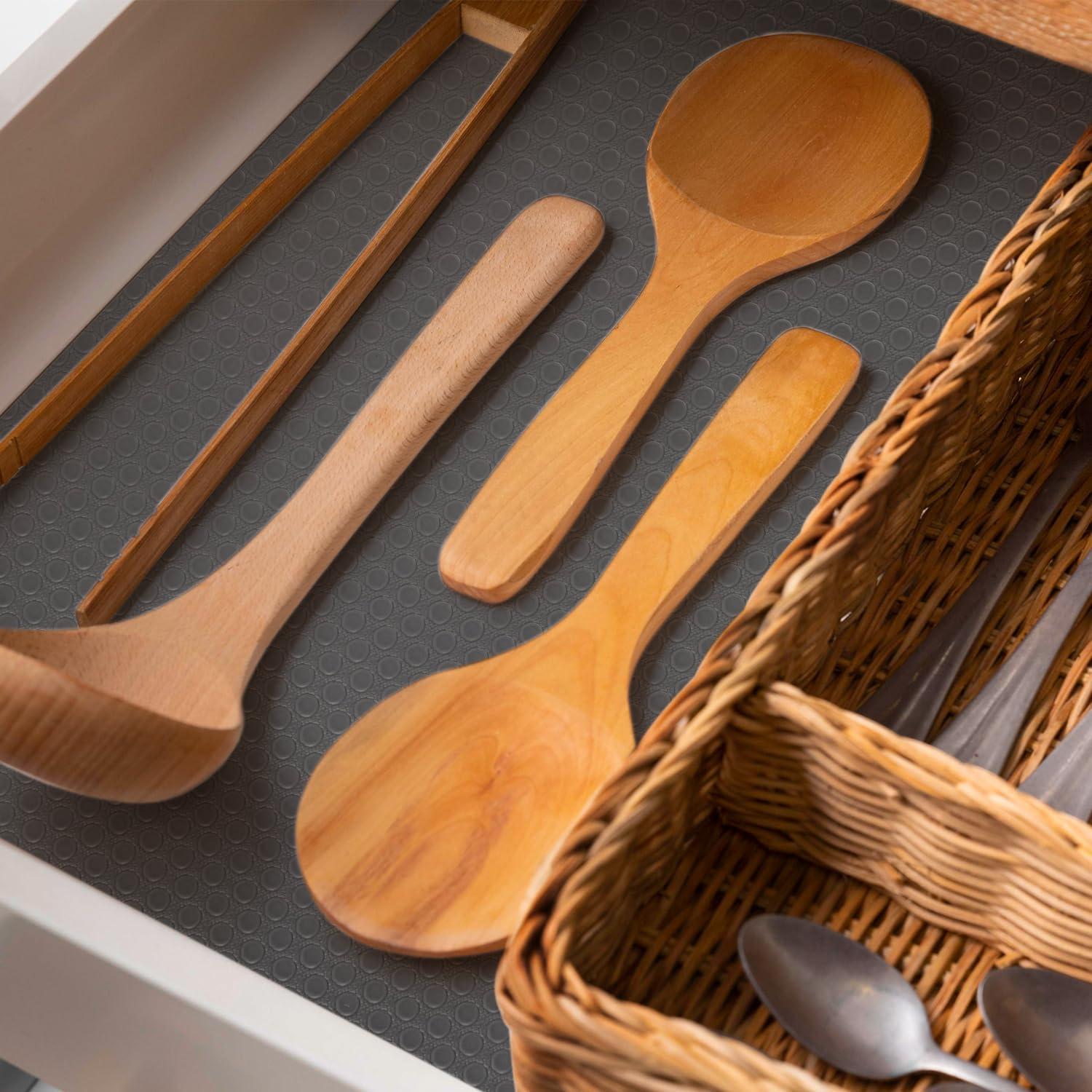 Forro de Estante Bloss Gris 44.96x149.86 cm Vinilo