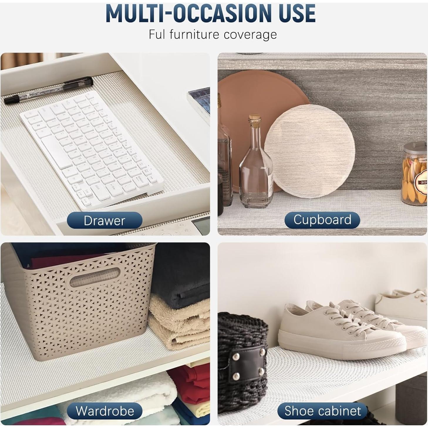 Forro de Estante Antideslizante Comfypad 3.66m x 0.30m Silicona