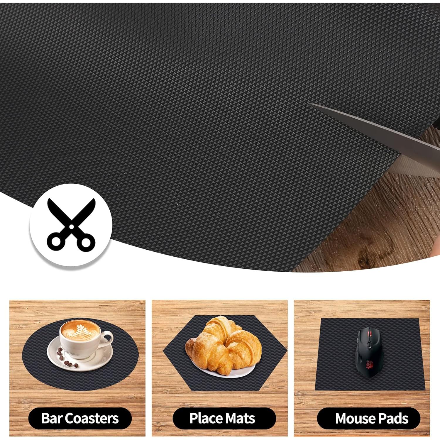 Forro de Estante HooTown 11.8x118.1 cm Negro Impermeable