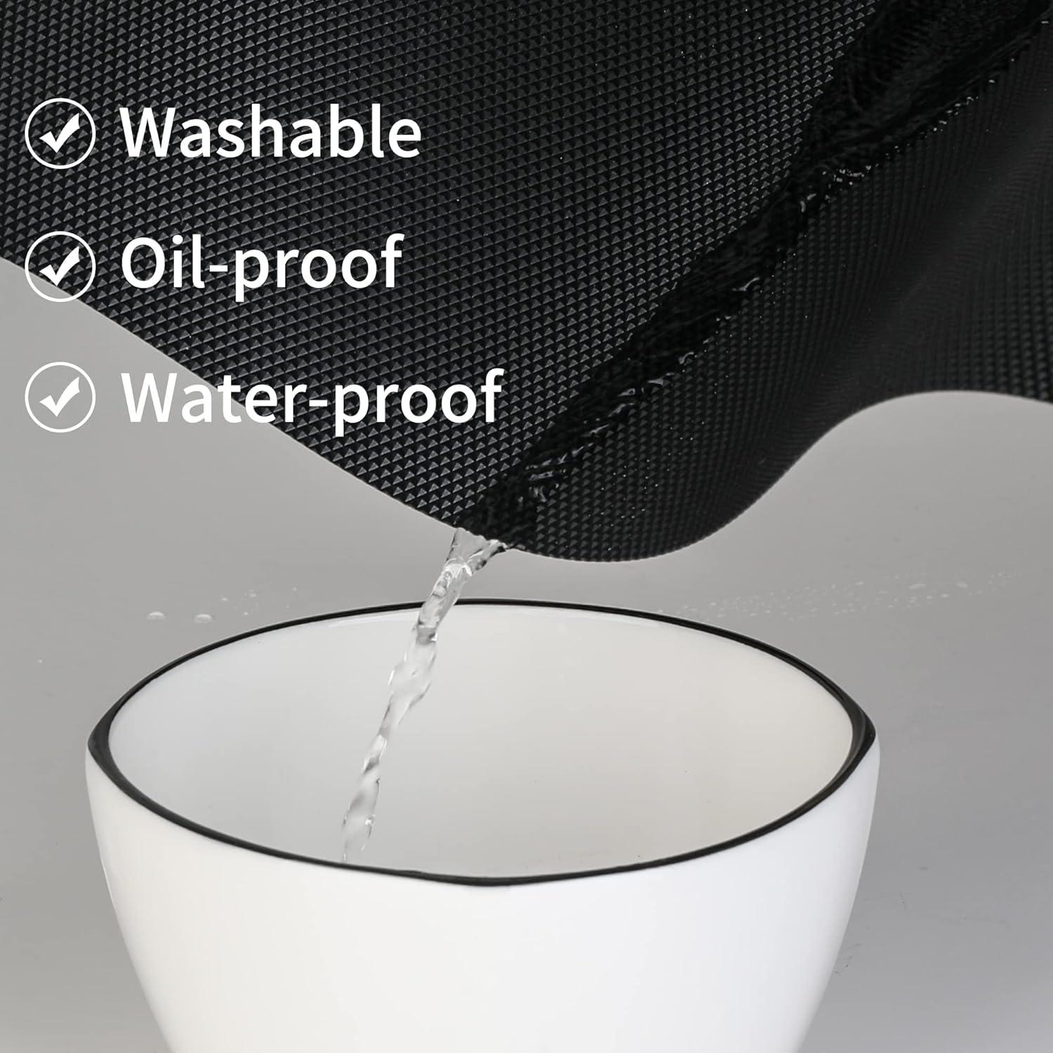 Forro de Estante HooTown 11.8x118.1 cm Negro Impermeable