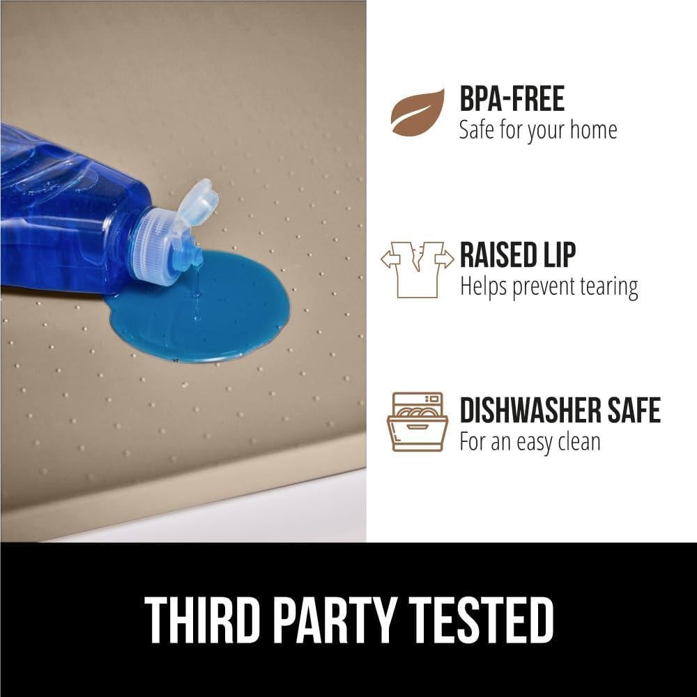 Tapete de Silicona Impermeable GORILLA GRIP 48x55 cm Beige