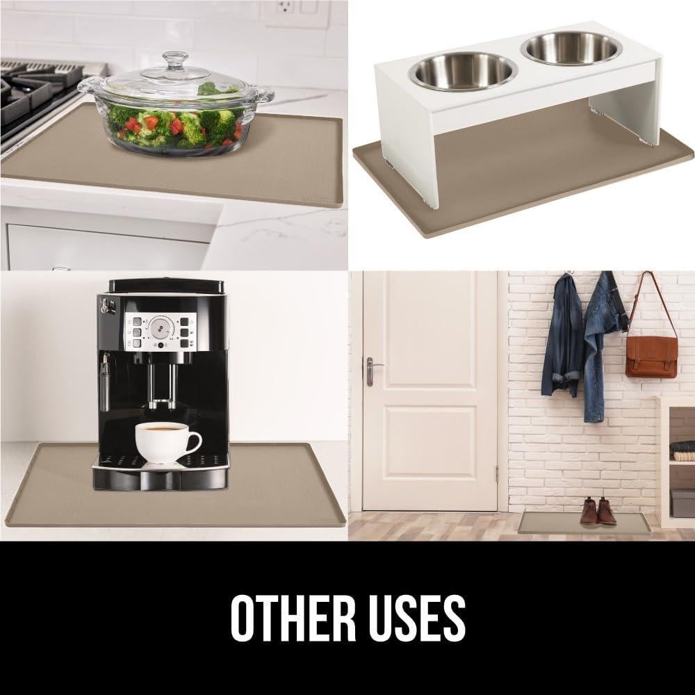 Tapete de Silicona Impermeable GORILLA GRIP 48x55 cm Beige