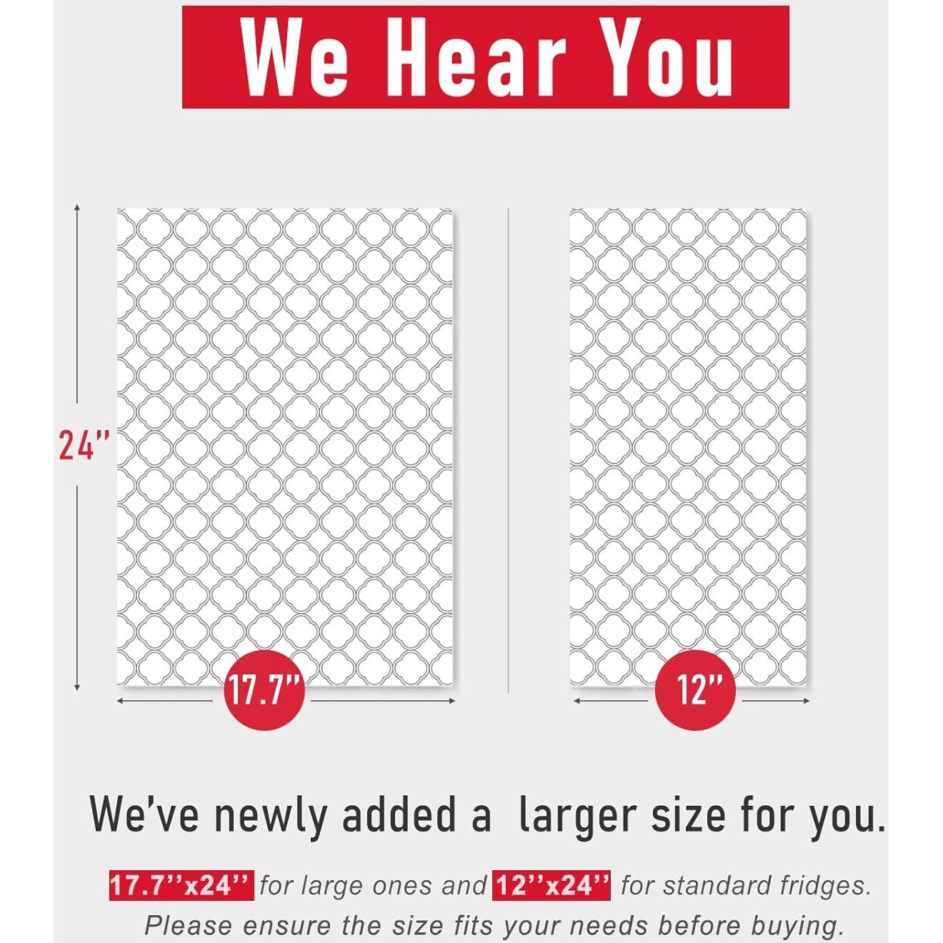 Forros Antideslizantes Cooyes para Refrigerador 30x60 cm