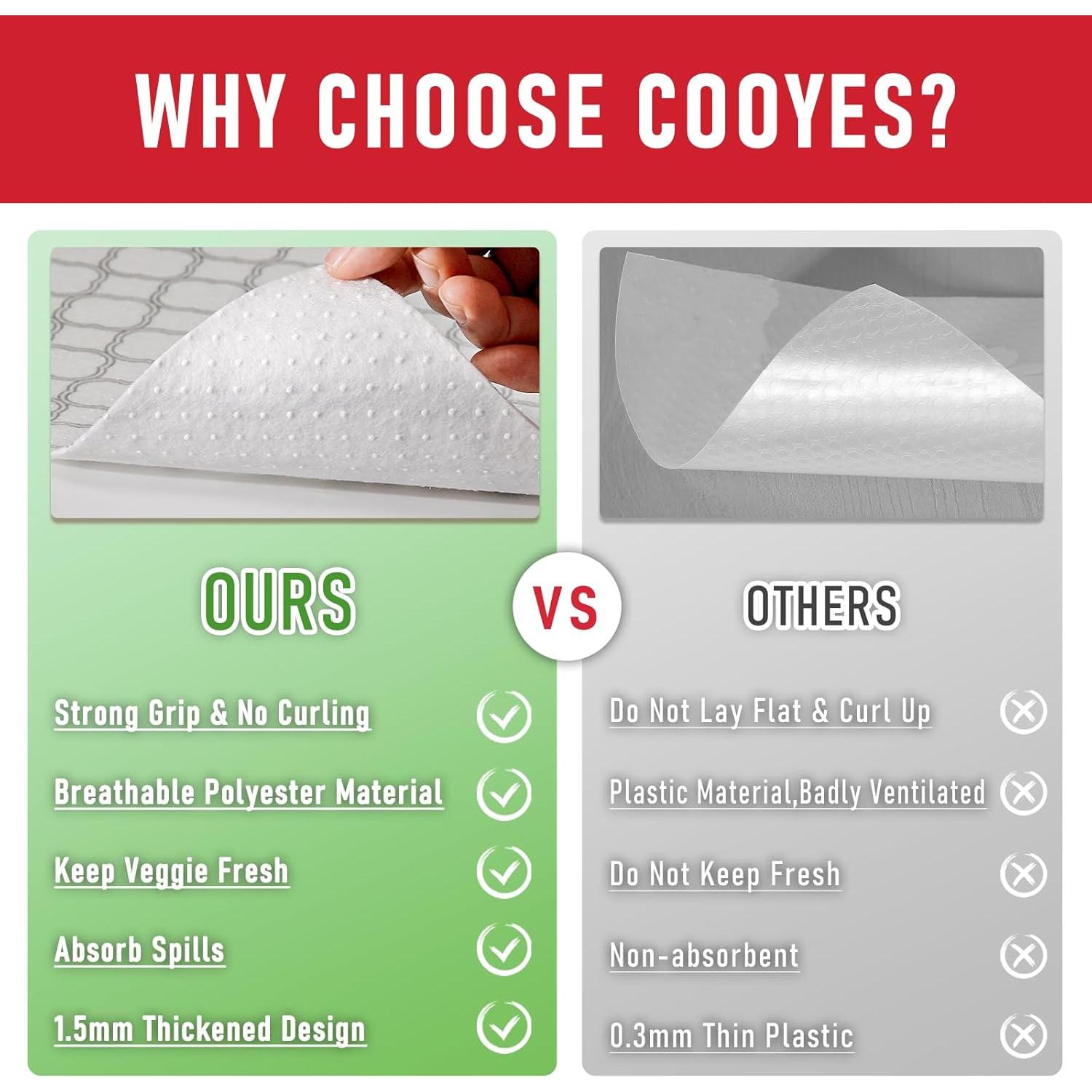 Forros Antideslizantes Cooyes para Refrigerador 30x60 cm