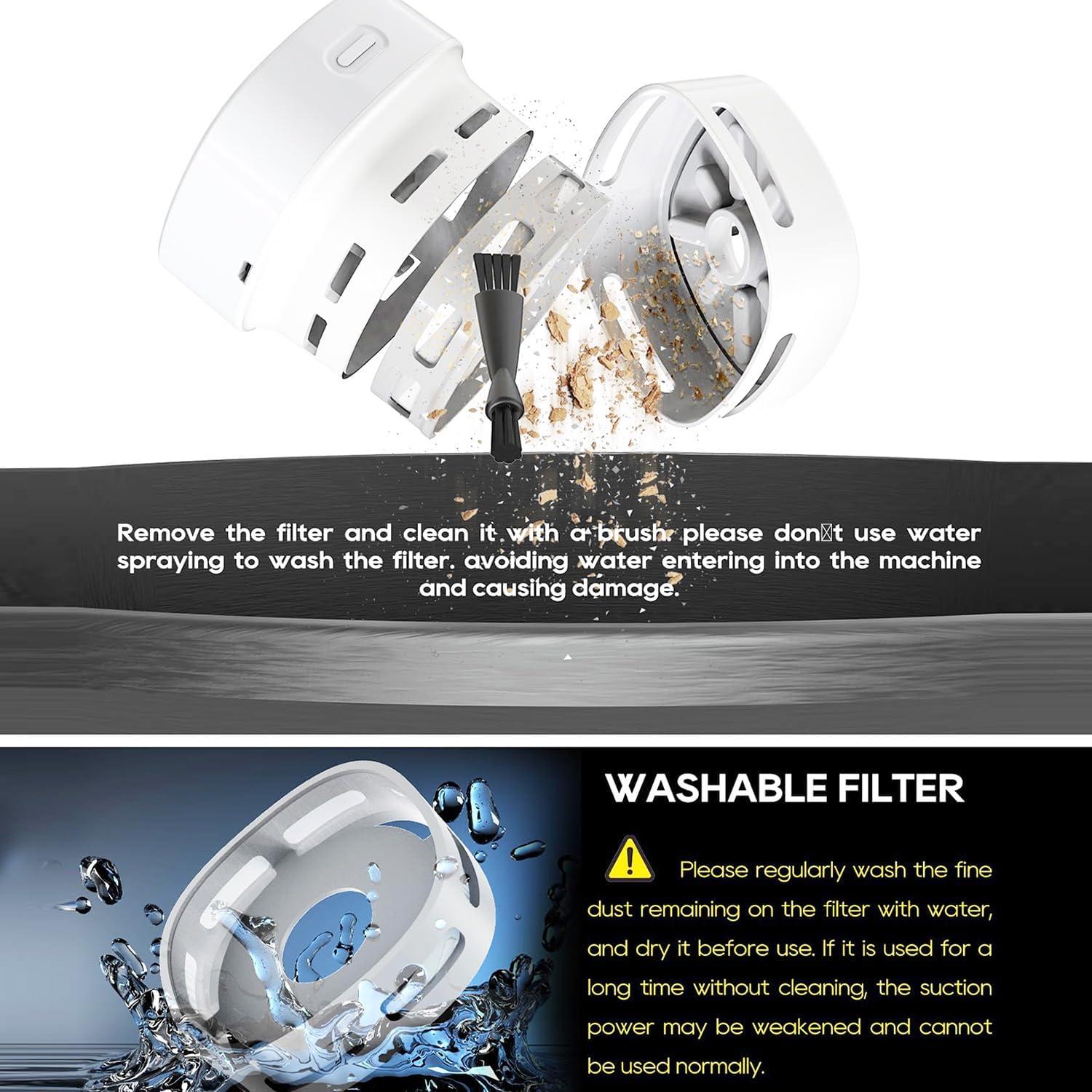 Mini Aspiradora Portátil Decebaya Aspiradora Deesk USB 200ml