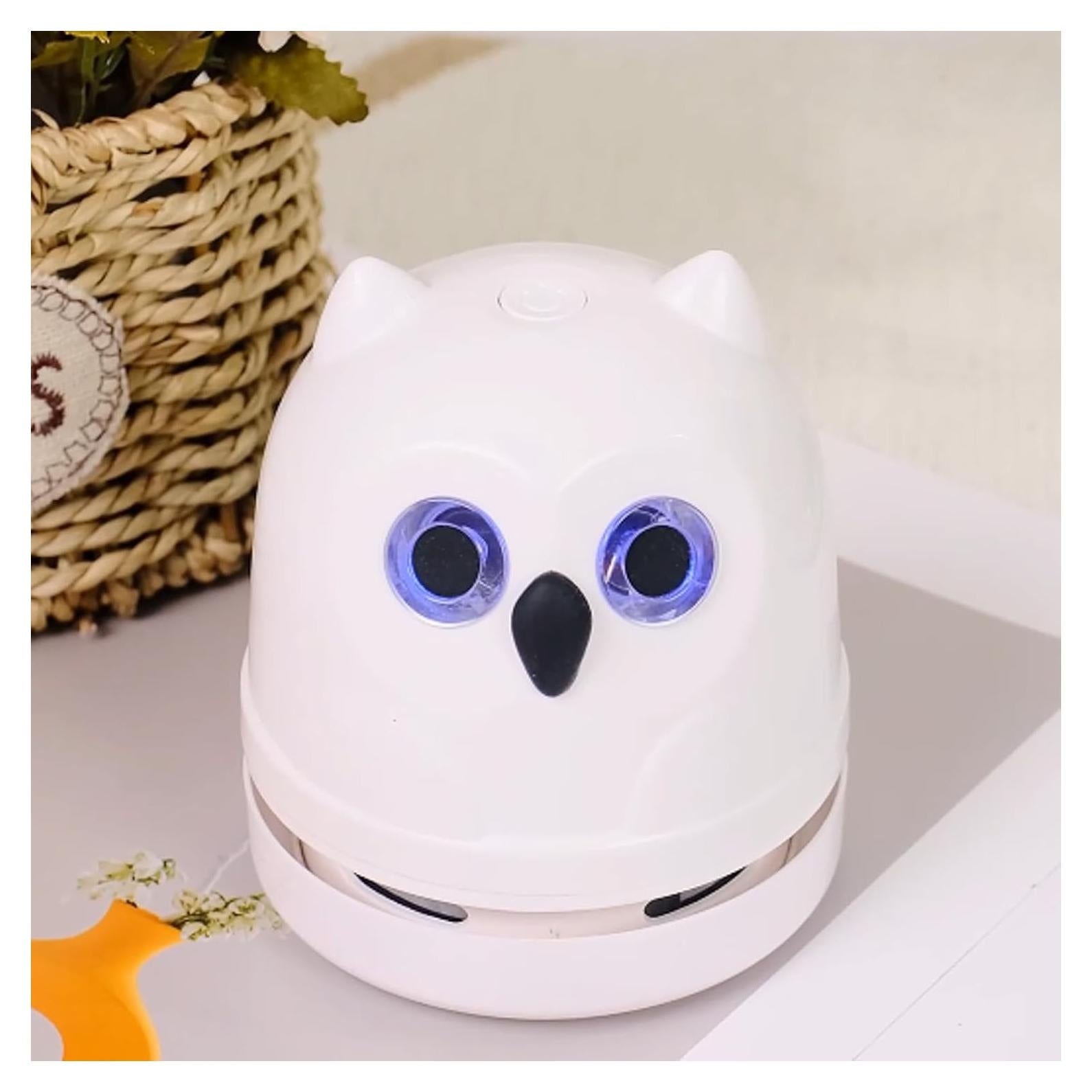 Mini Aspiradora de Migas Hallocool Búho Recargable USB 2W