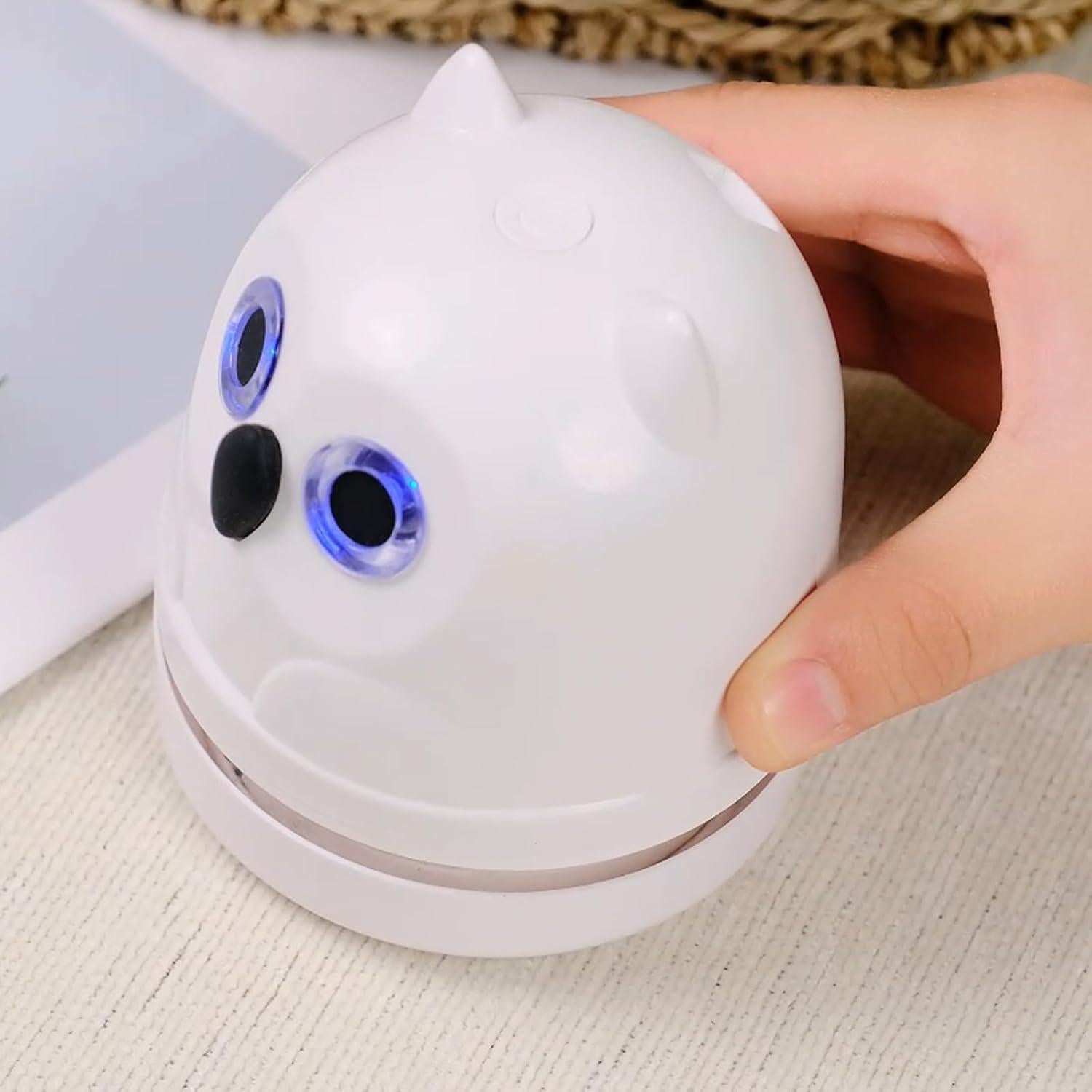 Mini Aspiradora de Migas Hallocool Búho Recargable USB 2W