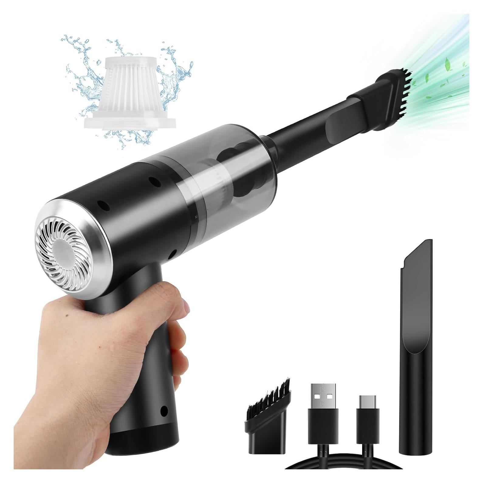 Mini Aspiradora Inalámbrica Auloea V01 60W HEPA Portátil