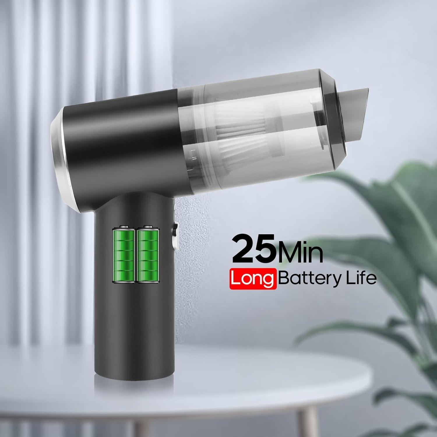 Mini Aspiradora Inalámbrica Auloea V01 60W HEPA Portátil