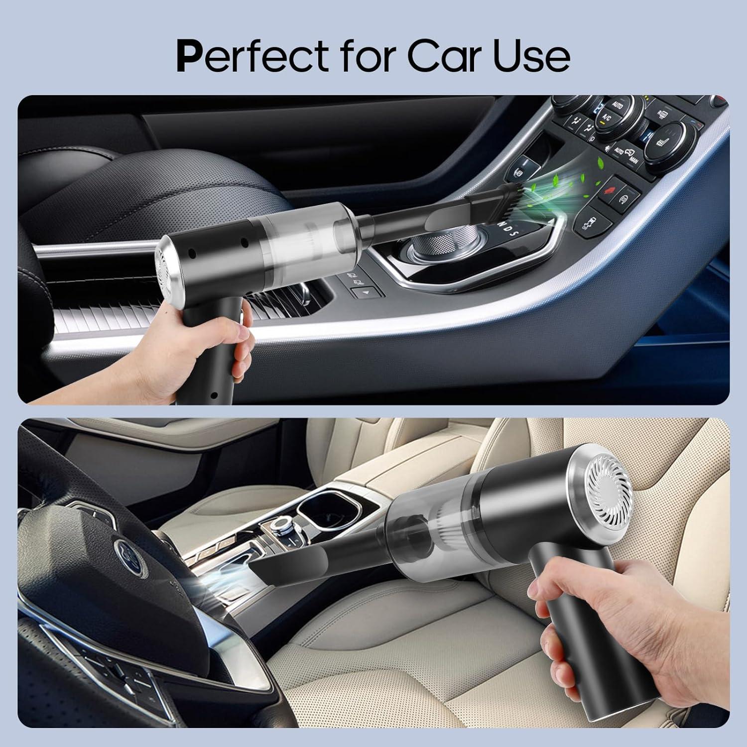 Mini Aspiradora Inalámbrica Auloea V01 60W HEPA Portátil