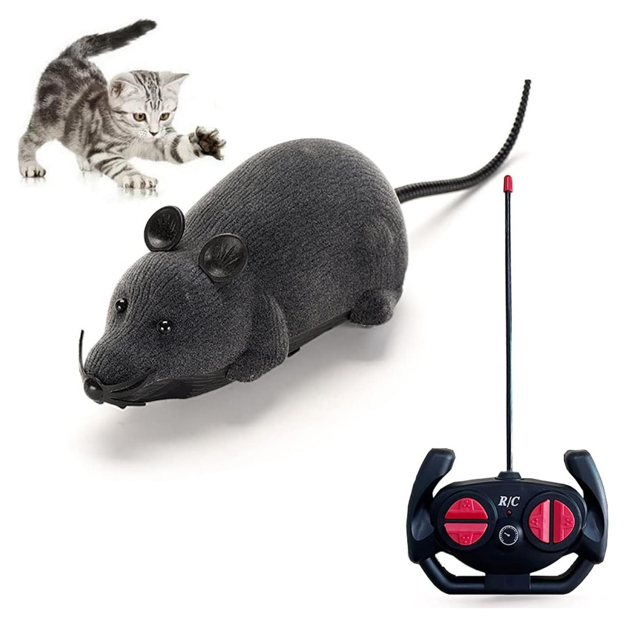 Juguete Interactivo para Gato Giveme5 Rata RC Realista 15cm