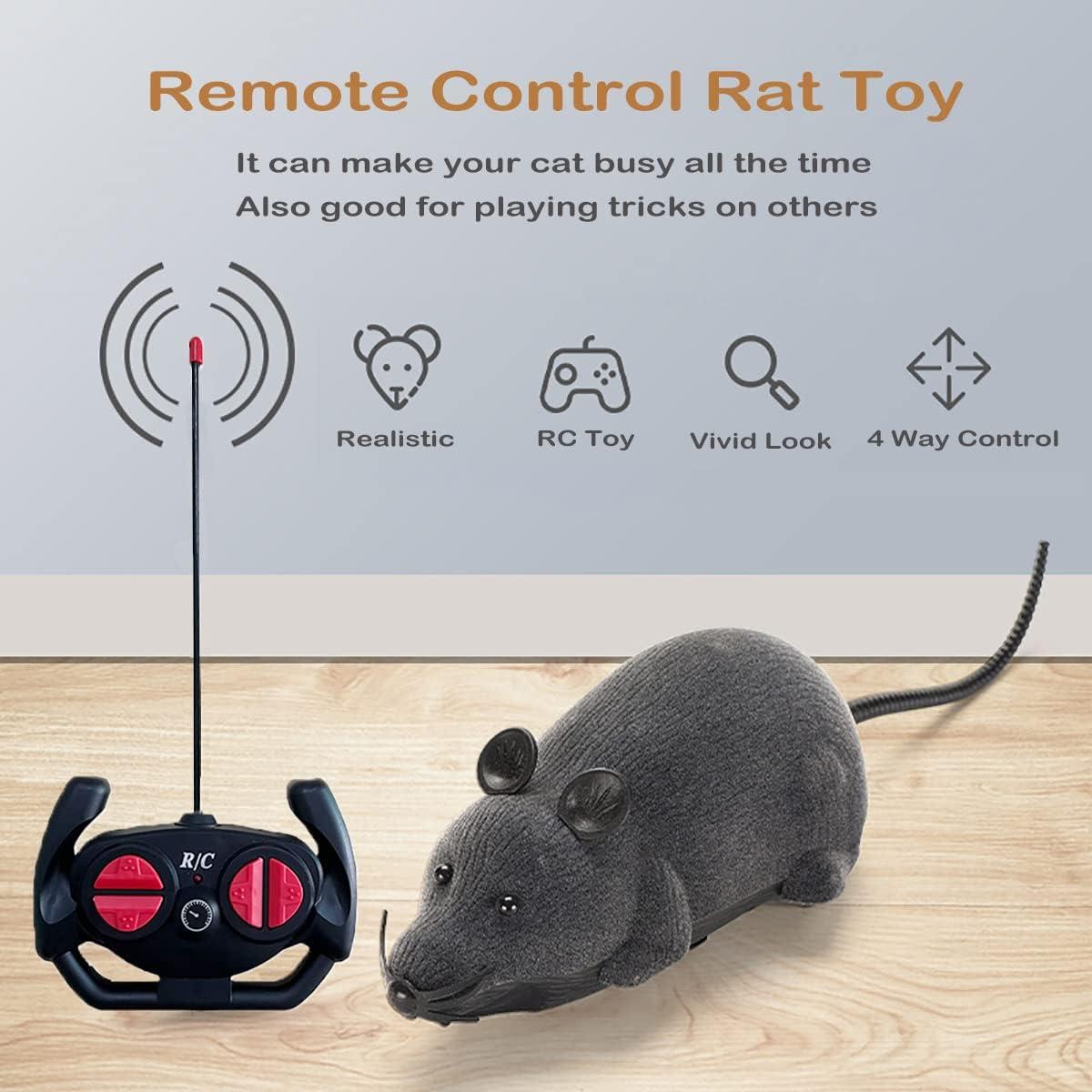 Juguete Interactivo para Gato Giveme5 Rata RC Realista 15cm