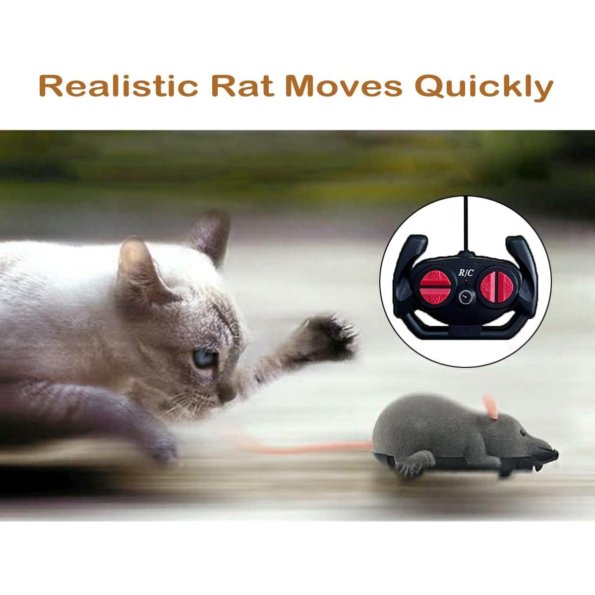 Juguete Interactivo para Gato Giveme5 Rata RC Realista 15cm