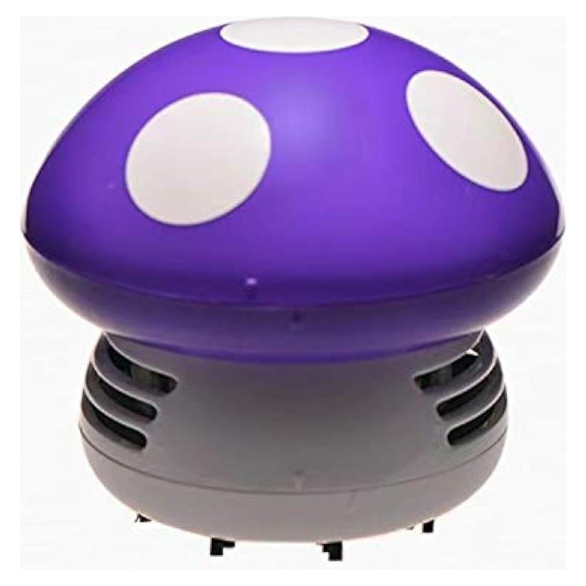 Aspiradora de Mesa Mini Aliotech Hongo Morado 95x95x90mm